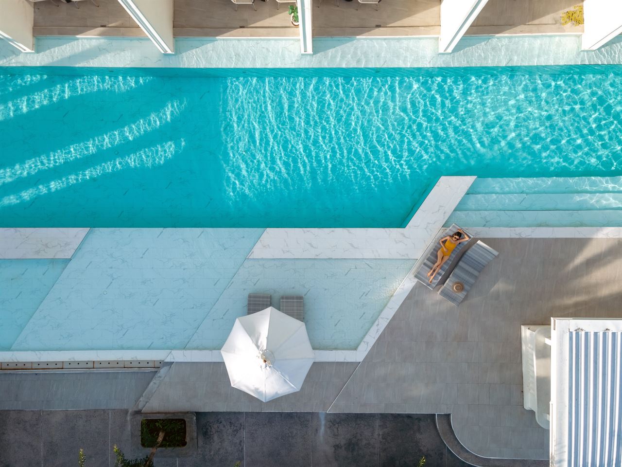 Parima Hotel pool and palm garden